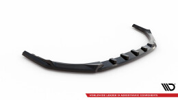 Cup Spoilerlippe Front Ansatz V.2 passend für Peugeot 308 Mk3 schwarz Hochglanz