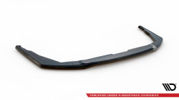 Mittlerer Cup Diffusor Heck Ansatz passend für Peugeot 308 Mk3 schwarz Hochglanz