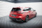 Mittlerer Cup Diffusor Heck Ansatz für Peugeot 308 Mk3 schwarz Hochglanz