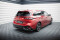 Mittlerer Cup Diffusor Heck Ansatz passend für Peugeot 308 Mk3 schwarz Hochglanz