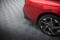 Mittlerer Cup Diffusor Heck Ansatz passend für Peugeot 308 Mk3 schwarz Hochglanz