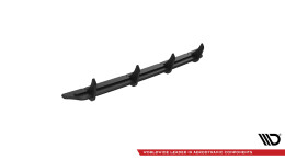 Street Pro Heckschürze Heck Ansatz Diffusor passend für Mercedes-Benz E 55 AMG W211 SCHWARZ