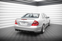 Street Pro Heckschürze Heck Ansatz Diffusor passend für Mercedes-Benz E 55 AMG W211 rot