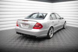 Street Pro Heckschürze Heck Ansatz Diffusor passend für Mercedes-Benz E 55 AMG W211 rot