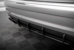 Street Pro Heckschürze Heck Ansatz Diffusor passend für Mercedes-Benz E 55 AMG W211 rot