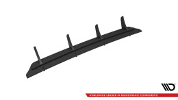 Street Pro Heckschürze Heck Ansatz Diffusor passend für Mercedes-Benz E 55 AMG W211 rot