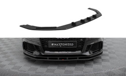 Street Pro Cup Spoilerlippe Front Ansatz für Audi RS3 Limousine 8V Facelift ROT