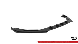 Street Pro Cup Spoilerlippe Front Ansatz passend für Audi RS3 Limousine 8V Facelift SCHWARZ+ HOCHGLANZ FLAPS