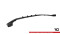Street Pro Cup Spoilerlippe Front Ansatz passend für Audi RS3 Limousine 8V Facelift SCHWARZ+ HOCHGLANZ FLAPS