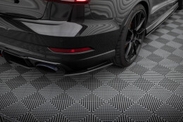 Street Pro Heck Ansatz Flaps Diffusor passend für Audi RS3 Limousine 8V Facelift SCHWARZ