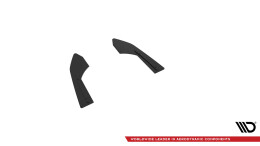 Street Pro Heck Ansatz Flaps Diffusor passend für Audi RS3 Limousine 8V Facelift SCHWARZ