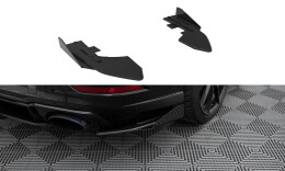 Street Pro Heck Ansatz Flaps Diffusor passend für Audi RS3 Limousine 8V Facelift SCHWARZ+ HOCHGLANZ FLAPS