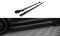 Street Pro Seitenschweller Ansatz Cup Leisten passend für Audi RS3 Limousine 8V Facelift SCHWARZ+ HOCHGLANZ FLAPS