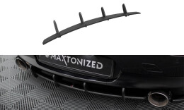 Street Pro Heckschürze Heck Ansatz Diffusor passend für BMW Z4 M-Paket E89 Facelift schwarz-rot