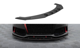 Street Pro Cup Spoilerlippe Front Ansatz passend für Audi A7 RS7 Look C7 rot