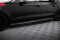 Street Pro Seitenschweller Ansatz Cup Leisten für Audi A7 S-Line C7 SCHWARZ+ HOCHGLANZ FLAPS