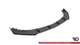 Street Pro Cup Spoilerlippe Front Ansatz passend für Mercedes-Benz A 45 AMG Aero W176 Facelift SCHWARZ+ HOCHGLANZ FLAPS
