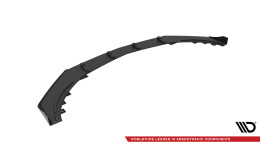 Street Pro Cup Spoilerlippe Front Ansatz passend für Mercedes-Benz A 45 AMG Aero W176 Facelift SCHWARZ+ HOCHGLANZ FLAPS