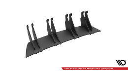 Street Pro Heckschürze Heck Ansatz Diffusor passend für Mercedes-Benz A 45 AMG W176 Facelift SCHWARZ