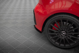 Street Pro Heck Ansatz Flaps Diffusor passend für Mercedes-Benz A 45 AMG W176 Facelift SCHWARZ