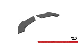 Street Pro Heck Ansatz Flaps Diffusor passend für Mercedes-Benz A 45 AMG W176 Facelift SCHWARZ