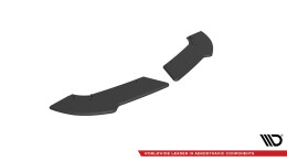 Street Pro Heck Ansatz Flaps Diffusor passend für Mercedes-Benz A 45 AMG W176 Facelift SCHWARZ