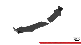 Street Pro Heck Ansatz Flaps Diffusor + Flaps für Mercedes-Benz A 45 AMG W176 Facelift schwarz Hochglanz