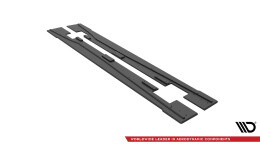 Street Pro Seitenschweller Ansatz Cup Leisten für Mercedes-Benz A 45 AMG W176 Facelift