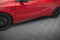 Street Pro Seitenschweller Ansatz Cup Leisten für Mercedes-Benz A 45 AMG W176 Facelift SCHWARZ