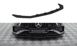Street Pro Cup Spoilerlippe Front Ansatz passend für Mercedes-AMG A35 W177 Facelift rot