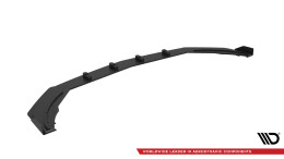 Street Pro Cup Spoilerlippe Front Ansatz passend für Mercedes-AMG A35 W177 Facelift SCHWARZ+ HOCHGLANZ FLAPS