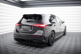 Street Pro Heckschürze Heck Ansatz Diffusor passend für Mercedes-AMG A35 Hatchback W177 SCHWARZ