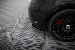 Street Pro Heck Ansatz Flaps Diffusor passend für Mercedes-AMG A35 Hatchback W177 SCHWARZ