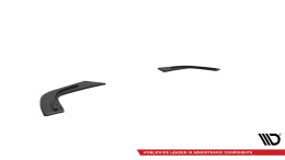 Street Pro Heck Ansatz Flaps Diffusor passend für Mercedes-AMG A35 Hatchback W177 SCHWARZ