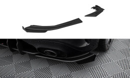 Street Pro Heck Ansatz Flaps Diffusor passend für Mercedes-AMG A35 Hatchback W177 rot+ Hochglanz Flaps