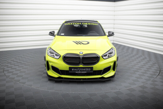 Street Pro Cup Spoilerlippe Front Ansatz passend für BMW 1er F40 M-Paket / M135i SCHWARZ