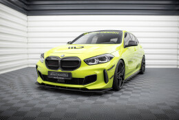 Street Pro Cup Spoilerlippe Front Ansatz passend für BMW 1er F40 M-Paket / M135i SCHWARZ