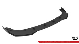 Street Pro Cup Spoilerlippe Front Ansatz passend für BMW 1er F40 M-Paket / M135i SCHWARZ+ HOCHGLANZ FLAPS