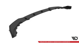 Street Pro Cup Spoilerlippe Front Ansatz passend für BMW 1er F40 M-Paket / M135i SCHWARZ+ HOCHGLANZ FLAPS