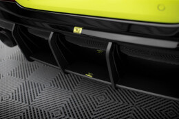 Street Pro Heckschürze Heck Ansatz Diffusor V.1 passend für BMW 1er F40 M-Paket / M135i SCHWARZ