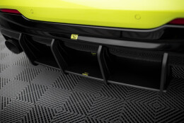 Street Pro Heckschürze Heck Ansatz Diffusor V.1 passend für BMW 1er F40 M-Paket / M135i SCHWARZ