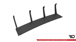 Street Pro Heckschürze Heck Ansatz Diffusor V.1 passend für BMW 1er F40 M-Paket / M135i schwarz-rot