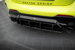 Street Pro Heckschürze Heck Ansatz Diffusor V.2 passend für BMW 1er F40 M-Paket / M135i rot