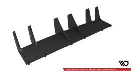 Street Pro Heckschürze Heck Ansatz Diffusor V.4 für BMW 1er F40 M-Paket / M135i schwarz