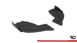 Street Pro Heck Ansatz Flaps Diffusor V.1 passend für BMW 1er F40 M-Paket / M135i rot+ Hochglanz Flaps