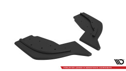 Street Pro Heck Ansatz Flaps Diffusor V.2 passend für BMW 1er F40 M-Paket / M135i SCHWARZ