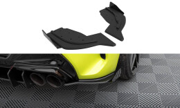 Street Pro Heck Ansatz Flaps Diffusor V.2 + Flaps für BMW 1er F40 M-Paket / M135i schwarz