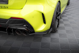 Street Pro Heck Ansatz Flaps Diffusor V.2 + Flaps passend für BMW 1er F40 M-Paket / M135i SCHWARZ