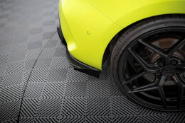 Street Pro Heck Ansatz Flaps Diffusor V.2 + Flaps V.2 für BMW 1er F40 M-Paket / M135i schwarz Hochglanz