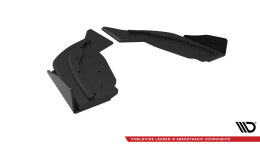 Street Pro Heck Ansatz Flaps V.2 passend für V.2 passend für BMW 1er F40 M-Paket / M135i schwarz Hochglanz